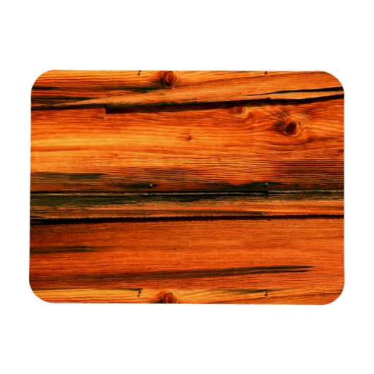 bijtende dennenhouten planken magneet (Horizontaal)