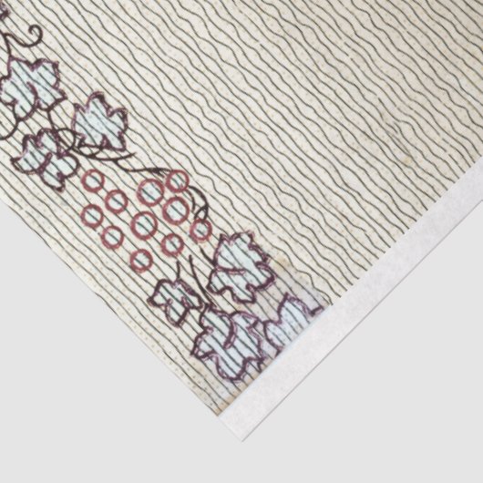 bijtende druiven en wijnstokken tissuepapier (Detail)