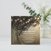 , bijtende, gebroken eikenbomen kaart (Staand voorkant)