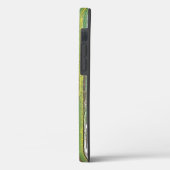 bijtende geverfde strepen op houten patronen Case-Mate iPhone case (Achterkant / Links)