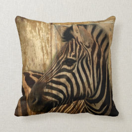 Bijtende houtkorrel Africa safari animal zebra Kussen
