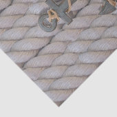 bijtende kuststrook nautisch houtsanker tissuepapier (Detail)