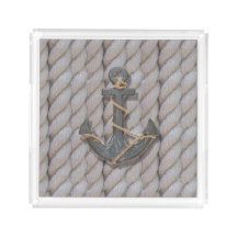 bijtende kuststrook nautisch touwschip en anker