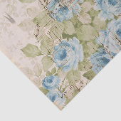 , bijtende textielblauw ontkoppeling tissuepapier (Detail)