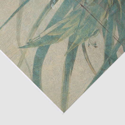 , bijtende textielpalm ontleent aan ontkoppeling tissuepapier (Detail)