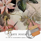  bijtende textuur Botanische kaart ontkoppeling Tissuepapier