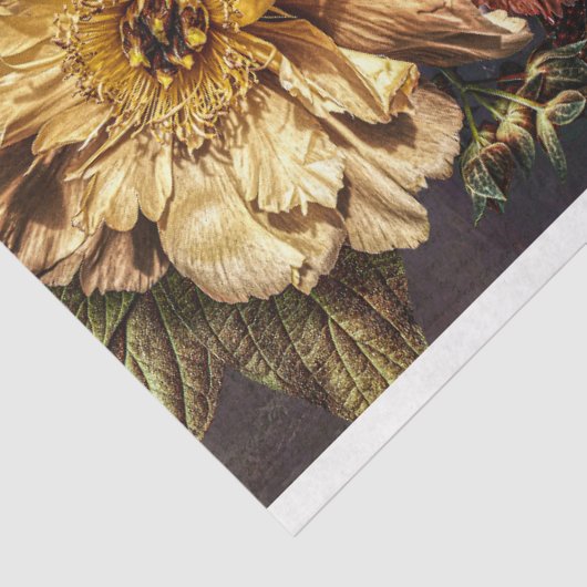  bijtende textuur botanische ontvlechting tissuepapier (Detail)