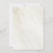 Bijtende winterbosbos met een kloon in het bos kaart (Achterkant)