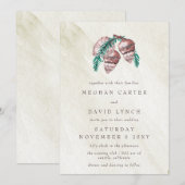 Bijtende winterbosbos met een kloon in het bos kaart (Voorkant / Achterkant)