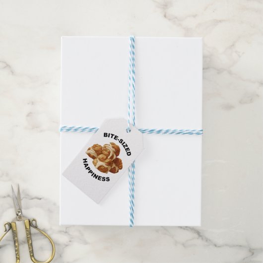 Bijtgrootte geluk Profiteroles Cadeaulabel (Met Touw)