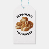 Bijtgrootte geluk Profiteroles Cadeaulabel (Achterkant)