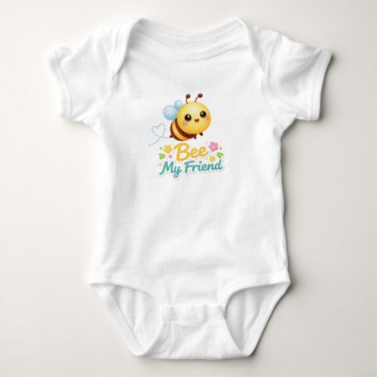 Bijtje Mijn Vriend Baby Body – Mooie Glimlachende Romper (Voorkant)