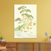 Bijutsukai geïnspireerde Japanse canvas Afdruk (Insitu (Woonkamer))