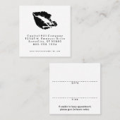 bijvoeglijke dodelijk kus - afspraak afsprakenkaartje (Voorkant / Achterkant)