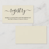 Bijvoegsel van de registratie van de Rustic/Bijlag Informatiekaartje (Voorkant / Achterkant)