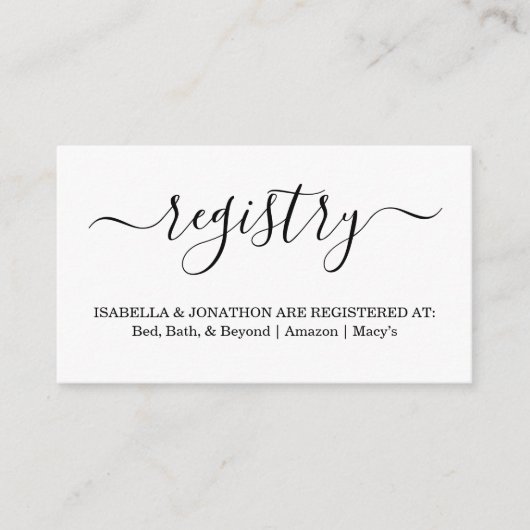 Bijvoegsel van de registratie van de Rustic/Bijlag Informatiekaartje (Voorkant)