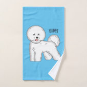 Bijvoorbeeld cartoon bichon frise bad handdoek (Handdoek)