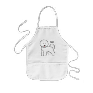 Bijvoorbeeld cartoon bichon frise kinder schort