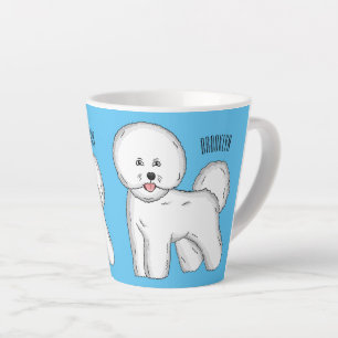 Bijvoorbeeld cartoon bichon frise latte mok