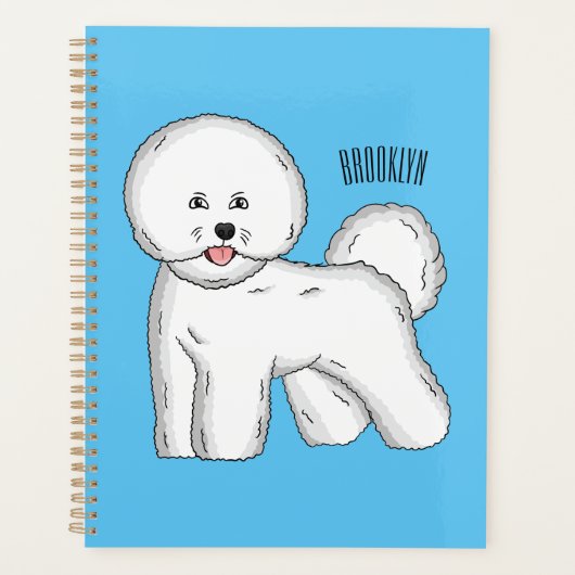 Bijvoorbeeld cartoon bichon frise planner (Voorkant)