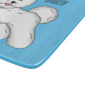 Bijvoorbeeld cartoon bichon frise snijplank (Hoek)