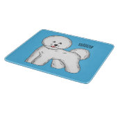 Bijvoorbeeld cartoon bichon frise snijplank (Hoek)