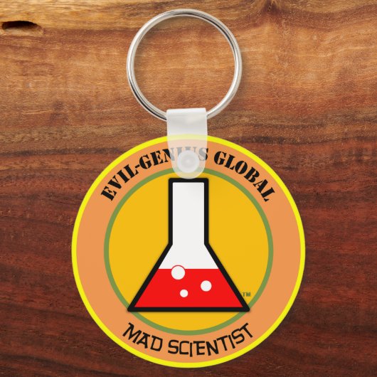 Bijvoorbeeld Mad Scientist Sleutelhanger (Voorkant)