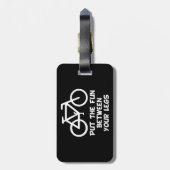 Bijvoorbeeld tussen leggen bagagelabel (Achterkant verticaal)