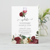 Bijwerken van de bruinkoolbrij van Bourgogne Red F Kaart (Staand voorkant)