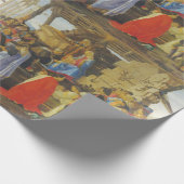 Bijwerking van de Magi door Sandro Botticelli 1475 Cadeaupapier (Hoek)