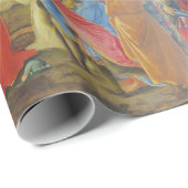 Bijwerking van de Magi door Sandro Botticelli 1475 Cadeaupapier (Rol Hoek)