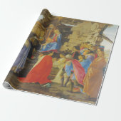 Bijwerking van de Magi door Sandro Botticelli 1475 Cadeaupapier (Uitgerold)