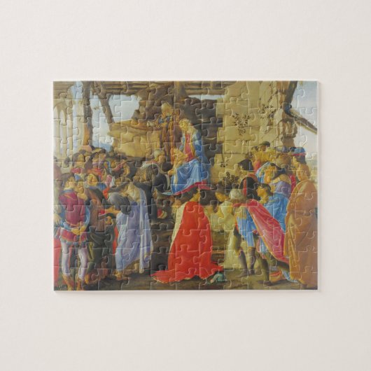 Bijwerking van de Magi door Sandro Botticelli 1475 Legpuzzel (Horizontaal)