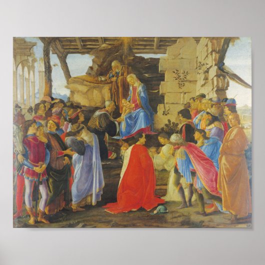 Bijwerking van de Magi door Sandro Botticelli 1475 Poster (Voorkant)