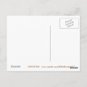 Bijwerking van het briefkaart van het kind (Achterkant)
