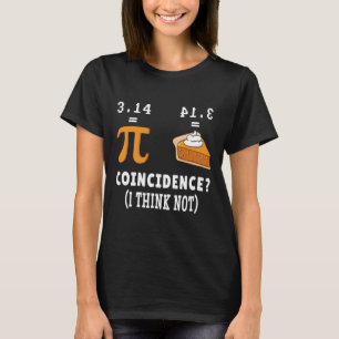Bijwerkingen niet Pi Pie Wiskunde Meme Wiskunde Ge T-shirt