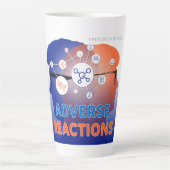 Bijwerkingen Podcast - Latte Mok 17 oz (Voorkant)