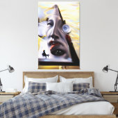 Bijwerkingen van de Realiteit - Ken Gage Kunst Canvas Afdruk (Insitu (Slaapkamer))
