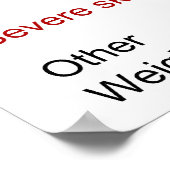 Bijwerkingstabel voor het geneesmiddel Alprazolam Poster (Hoek)