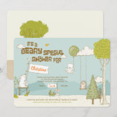 Bijzonder Baby shower Uitnodiging (Voorkant / Achterkant)