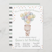 Bijzonder Beer van de Berlijnse Birthday Party Kaart (Voorkant / Achterkant)