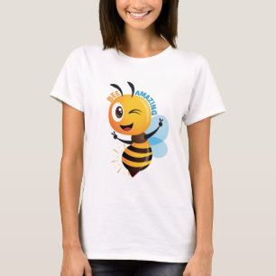 Bijzonder T-shirt met honingbij – Cute Inspirerend