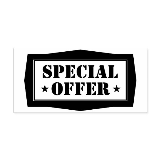 BIJZONDERE AANBIEDING RUBBER STEMPEL (Afrduk)