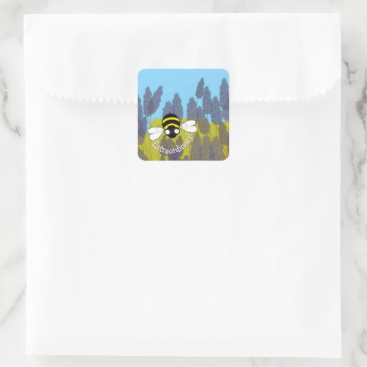 Bijzondere Bij Sticker (Tas)