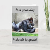 BIJZONDERE BIRTHDAG *NET ALS U* KAART (Voorkant)