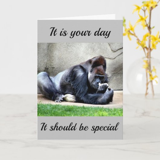 BIJZONDERE BIRTHDAG *NET ALS U* KAART (Gele Bloem)