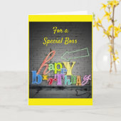 BIJZONDERE BUITENSTE DAG VOOR EEN KAART "SPECIALE  (Gele Bloem)