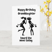 BIJZONDERE * GRANDDAUGHTER * TURNS **16 **  KAART (Gele Bloem)