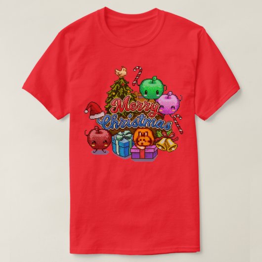 Bijzondere kerstmis in Stardew Valley T-shirt (Design voorkant)
