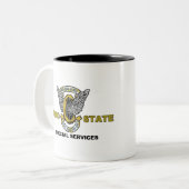 Bijzondere metrostaatdiensten tweekleurige koffiemok (Voorkant links)